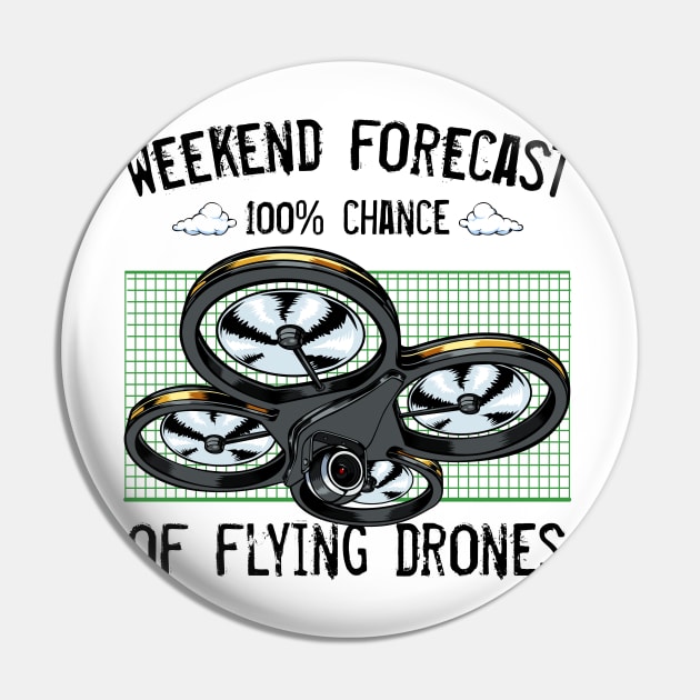 Drone Pin by Lumio Gifts