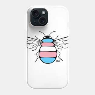 Trans Pride Bee Phone Case