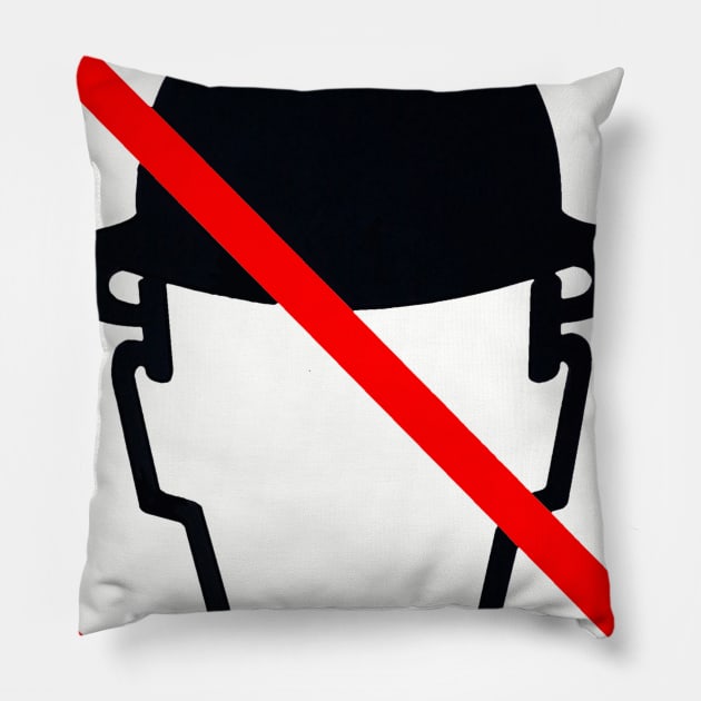 Men Without Hats Pillow by Dumastore12