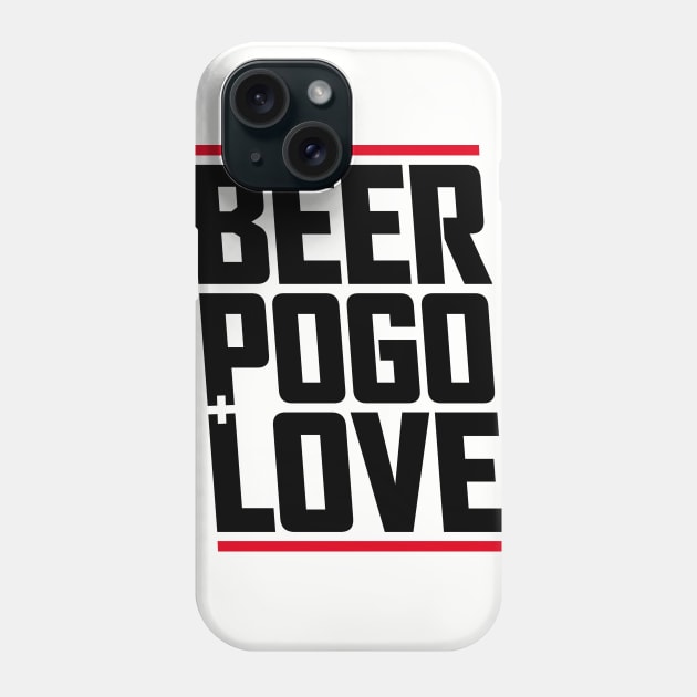 beer, pogo & love Phone Case by manuvila