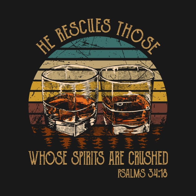 He Rescues Those Whose Spirits Are Crushed Whisky Mug by Beard Art eye