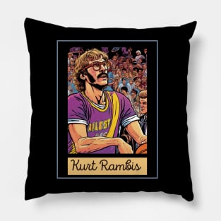 Kurt Rambis Vintage Style Pillow