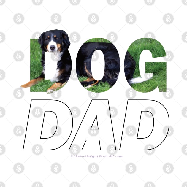 DOG DAD - Bernese oil painting word art by DawnDesignsWordArt