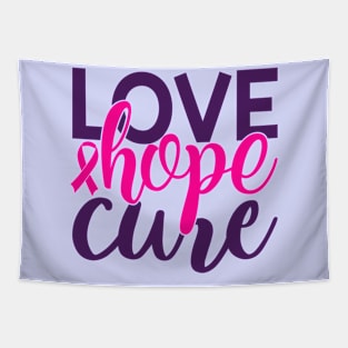 Love Hope Cure Tapestry