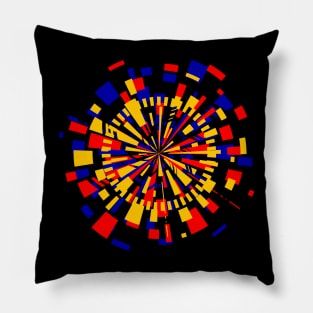 Abstract circular geometric Pillow