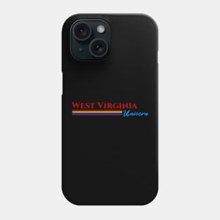 West Virginia Unicorn Gift Phone Case