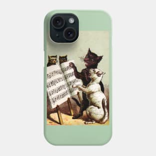 19th C. Singing Cats Phone Case