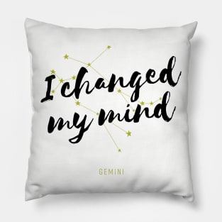 Gemini Zodiac Funny Pillow