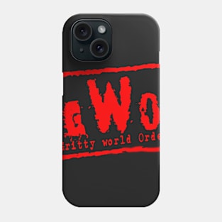 Gritty World Order (Red Design) Phone Case