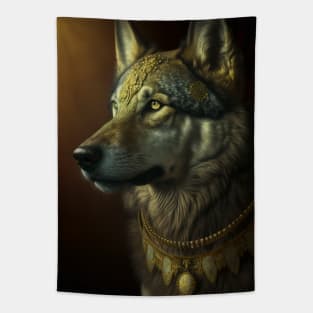 Wolf Royalty Tapestry