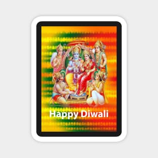 Happy Diwali Greeting Card Magnet