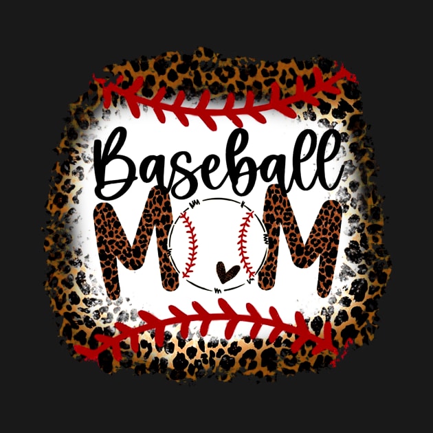 Leopard Baseball Mom   Baseball Mom Mother's Day by Wonder man 