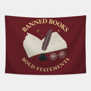 Banned Books Bold Statements Tapestry