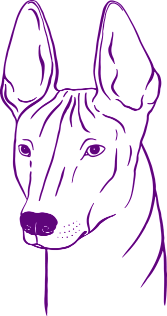 Xoloitzcuintli (Lilac and Purple) Kids T-Shirt by illucalliart