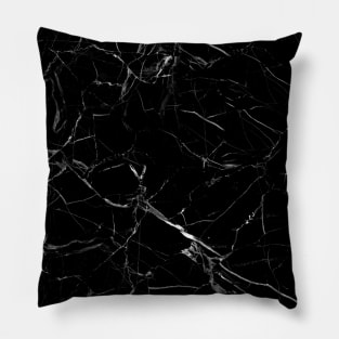 Black and Silver Granite Marble Stone Pillow