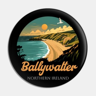 Ballywalter beach - Northern Ireland Pin