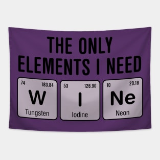 Wine Chemistry Elements Tapestry