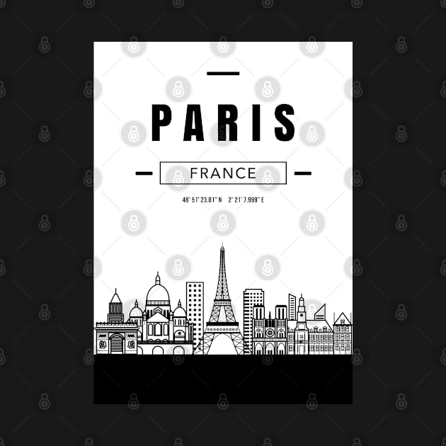 Paris Cityscape Poster by Suprise MF