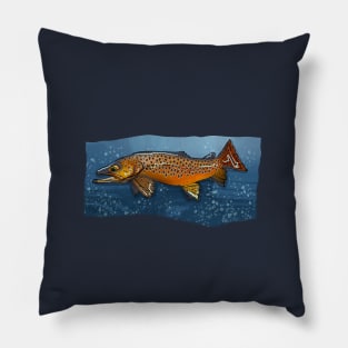 Brown Trout II Pillow