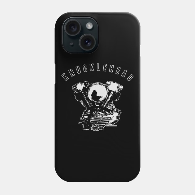 Knucklehead Motorcycle Engine Phone Case by SmokyKitten