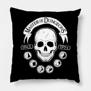 Master of Dungeons Motorcycle Patches Pillow