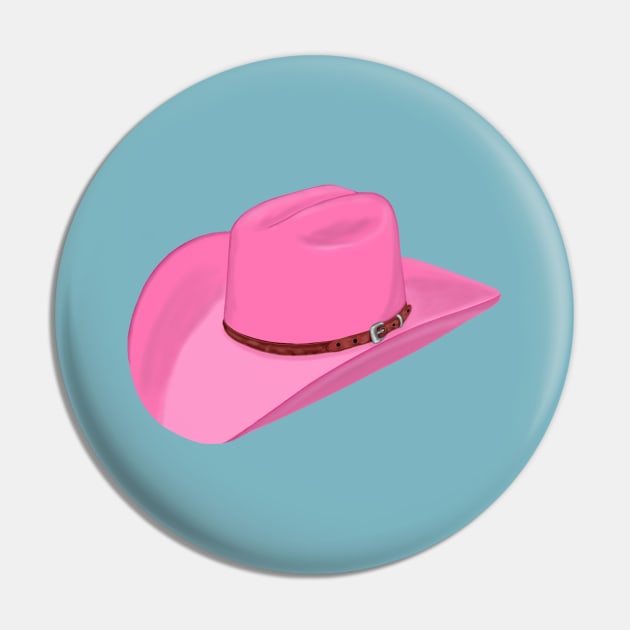 Pink Cowgirl Hat Pin by rlnielsen4