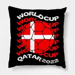 Denmark Football Pillow