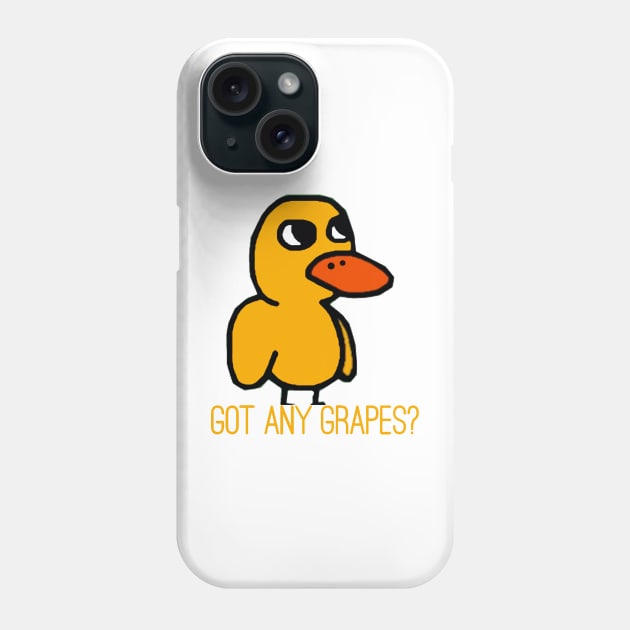 got any grapes Phone Case by Davide-text