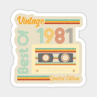 Vintage Best Of 1981 Limited Edition Magnet