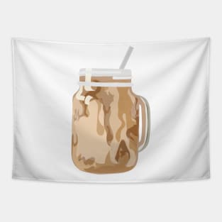 Mason Jar Iced Coffee Tapestry