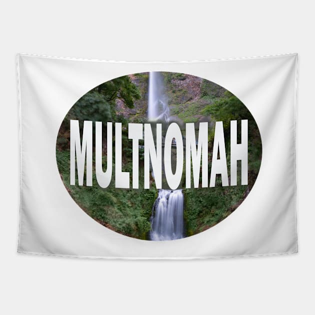 Multnomah Falls Tapestry by stermitkermit