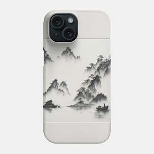 chinese town scene Phone Case