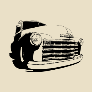 Chevy 3100 Pickup - stylized monochrome T-Shirt