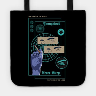 Young Blood Never Sleep Tote