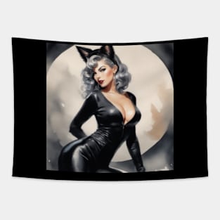 Watercolor Pin Up Tapestry
