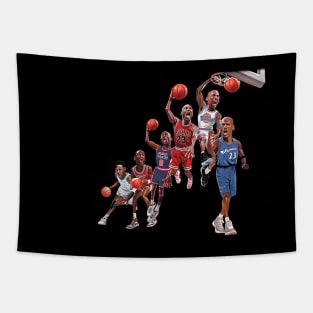 Michael Jordan Evolution Tapestry