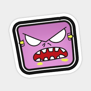 Cool Angry Sticker Magnet