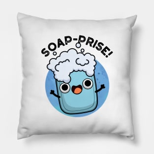 Soap-prise Cute Surprised Soap Pun Pillow