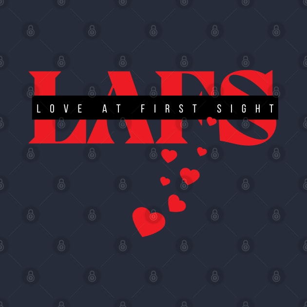 and White Love at First Sight Design by Praizes