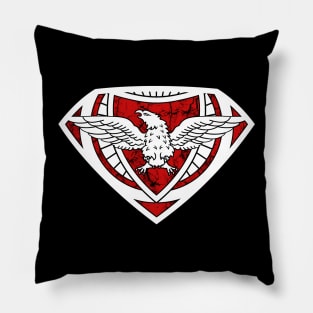 EagleMan Crest (White) Pillow