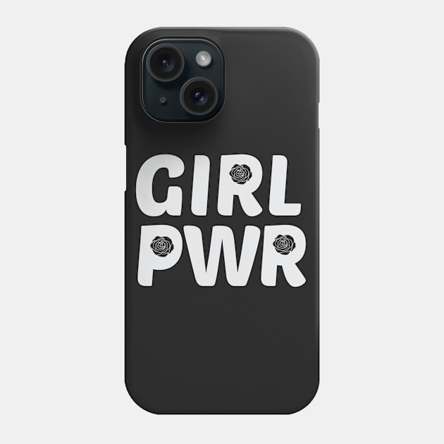 Girl Power Rose Logo Phone Case by Suniquin