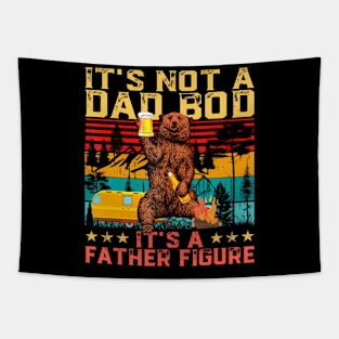 It'S Not A Dad Bod It'S Father Figure Bear Fathers Day Tapestry