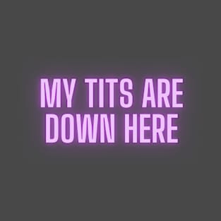 Tits are down here! T-Shirt