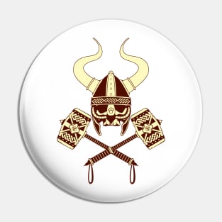 Viking skull v2 Pin