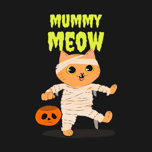 Mummy Meow Cat T-Shirt