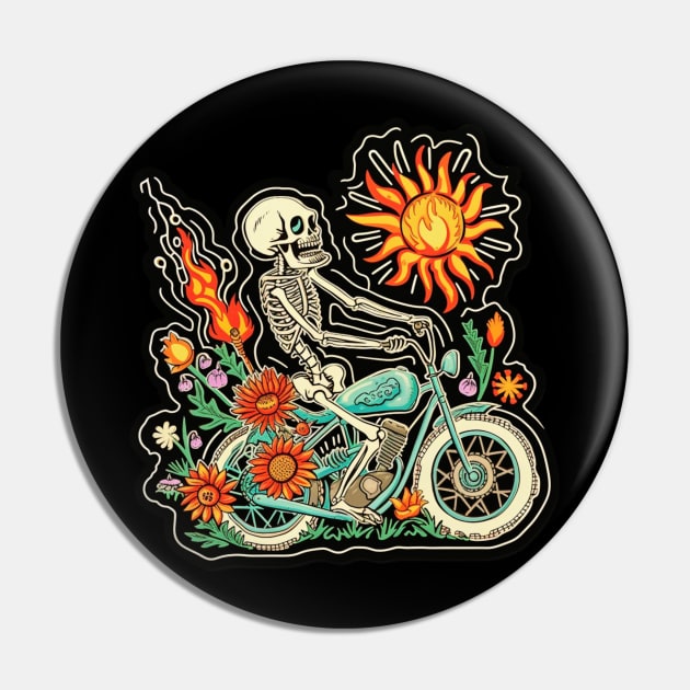 skeleton riding motobike Pin by BDXTNG