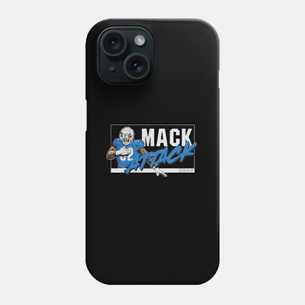 Khalil Mack Attack Phone Case by caravalo