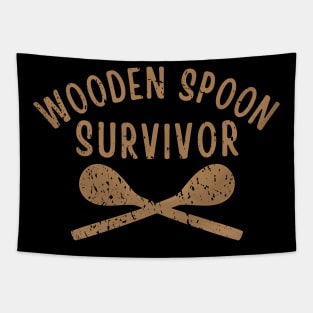 Wooden Spoon Survivor Tapestry