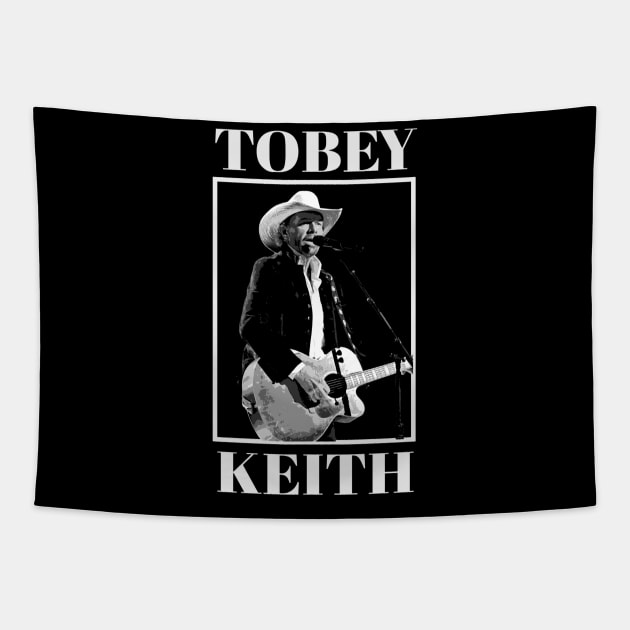 Toby-Keith Tapestry by Sanja Sinai Art