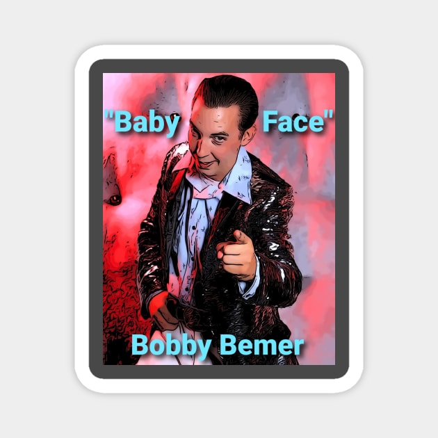 "Baby Face" Magnet by Bobby bemer